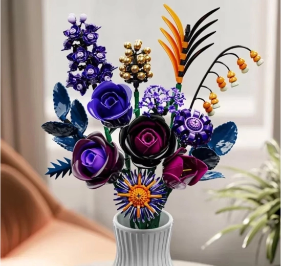 Elegancki bukiet w ciemnych odcieniach