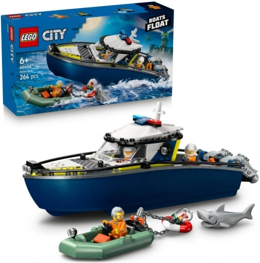 Lego City policyjna łódź – pościg na wodzie