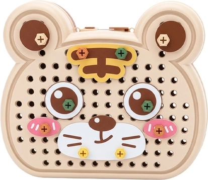 Praktyczny kuferek w kształcie misia