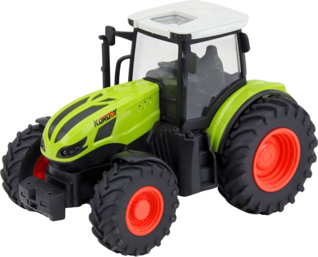 Światła LED i gumowe koła