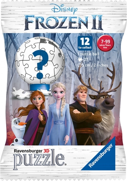 Kraina Lodu 2 saszetka z niespodzianką 3D element (12 szt./display) 27 elementów