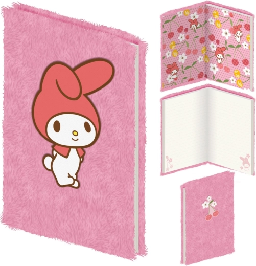 Sanrio My Melody pluszowy notes A5