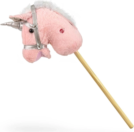 Milly Mally hobby horse na patyku, jasnoróżowy