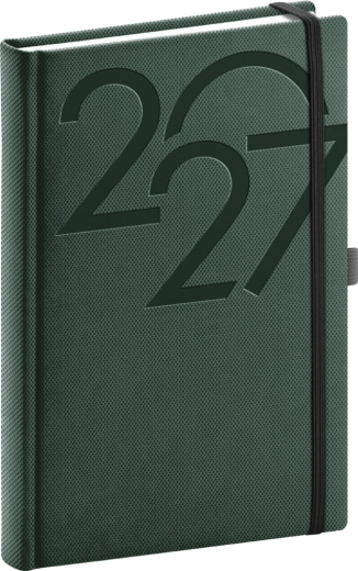 Notique dzienny terminarz Ajax 2027 zielony 15 × 21 cm