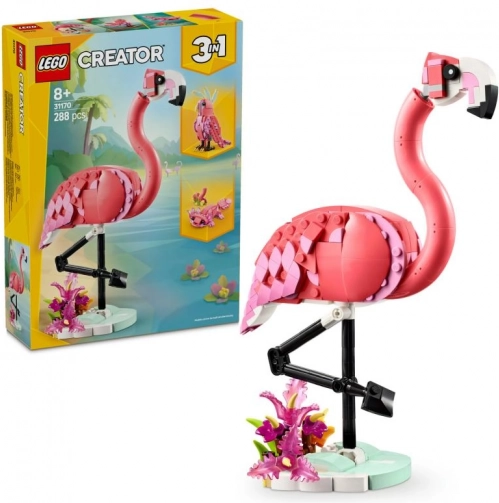 LEGO Creator 3 w 1: różowy flaming