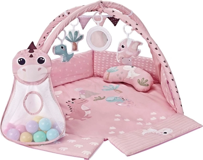 Wspierające tummy time z mini poduszką