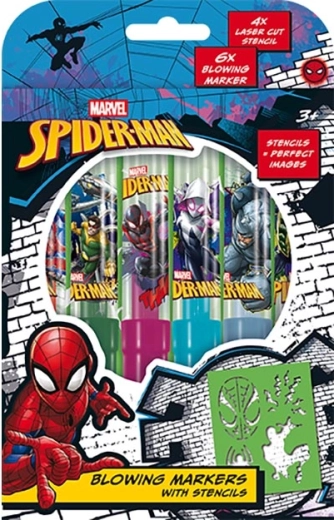 Dmuchane flamastry Spiderman - 1 sztuka