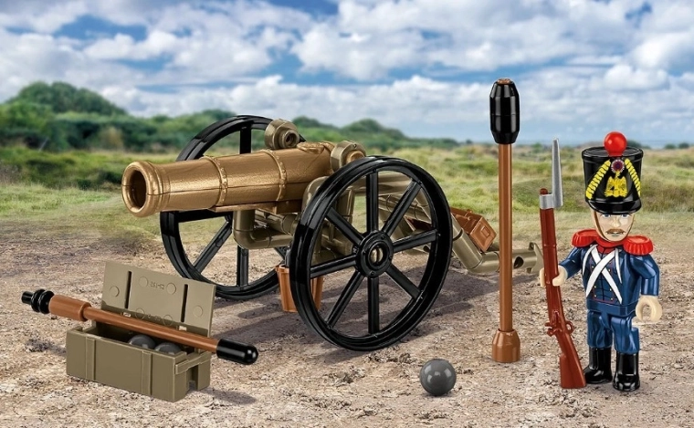 Autentyczna armata systemu Gribeauvala