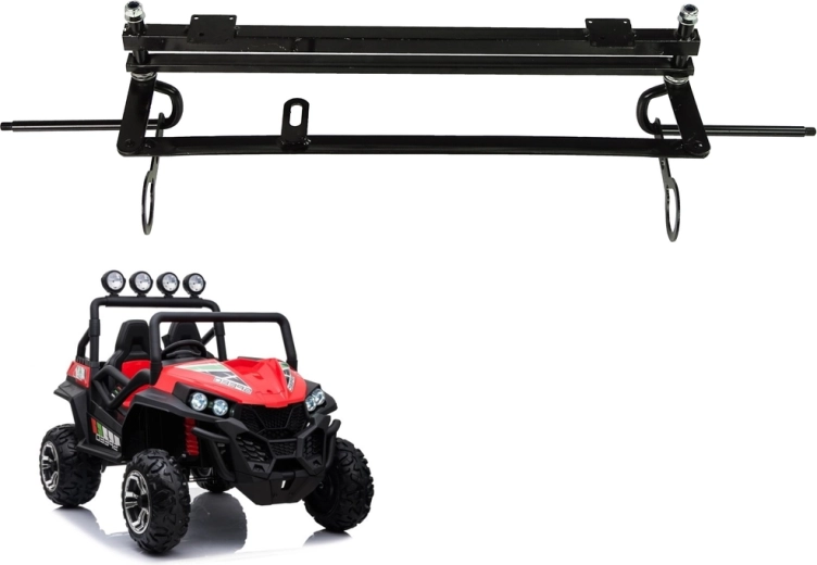 Przednia oś z zawieszeniem do pojazdu