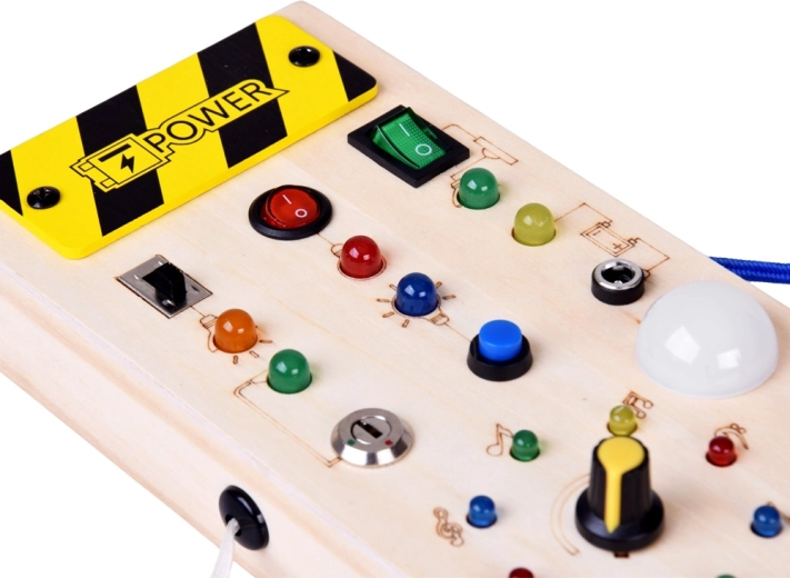 Nauka przyczyna–skutek ze świecącymi diodami LED