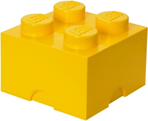 Lego pojemnik 4 żółty
