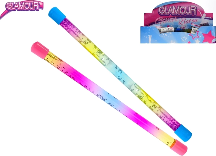 Błyszcząca magiczna pałeczka dla cheerleaderek 31 cm