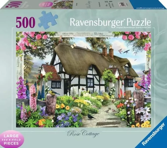 Ravensburger Puzzle Chatka wśród róż 500 elementów