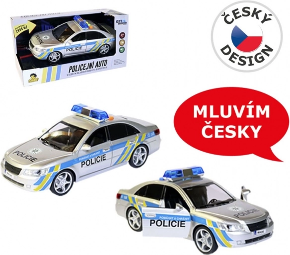 MaDe policyjny samochód z czeskim głosem 24 cm