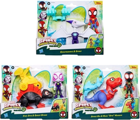 Spidey i jego niesamowici przyjaciele – figurka z dinozaurem i akcesoriami