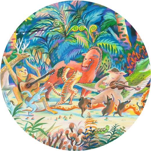 Oryginalna ilustracja Djeco