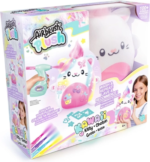 Zestaw kreatywny Airbrush studio Kawaii kotka