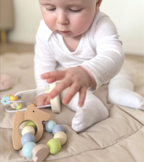 Przyjemne materiały i pastelowe wykonanie