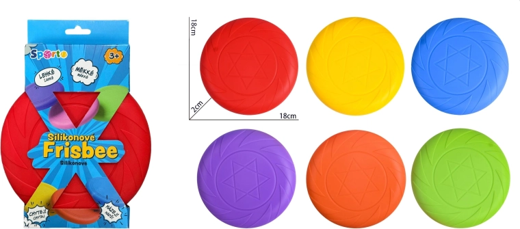 Silikonowe frisbee SPORTO
