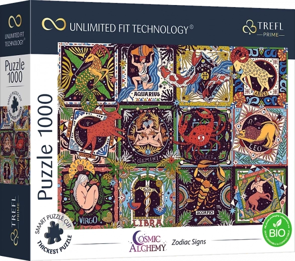 Puzzle TREFL Kosmiczna magia: Znaki zodiaku 1000 elementów
