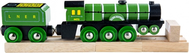 Drewniana lokomotywa Flying Scotsman - replika