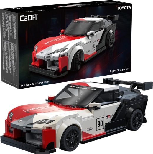 Klocki CaDA samochód wyścigowy TOYOTA GR Supra GT4 (1:24, 324 elementy)