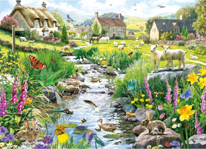 Puzzle Gibsons Bulgoczący strumyk XL 500 elementów