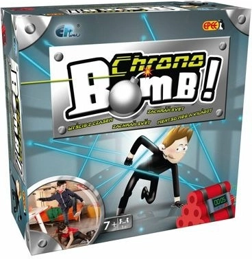 Akcyjna szpiegowska gra CHRONO BOMB – laserowy labirynt do pokoju