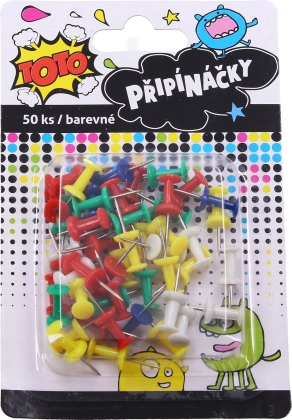Kolorowe pinezki 50 szt.