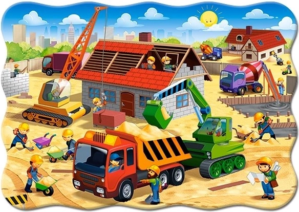 Puzzle Dom pod konstrukcją 30 elementów