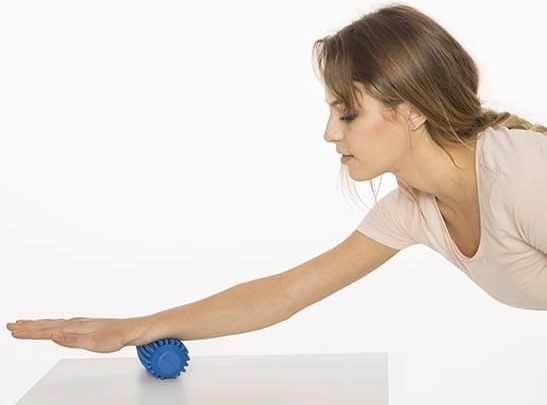 Łatwa automasaż przedramion, nóg i stóp