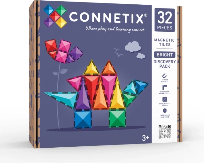 Bright Discovery Pack magnetyczny zestaw konstrukcyjny 32 elementy
