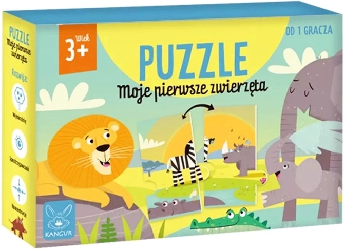 Puzzle Moje pierwsze zwierzęta – duża podłogowa układanka