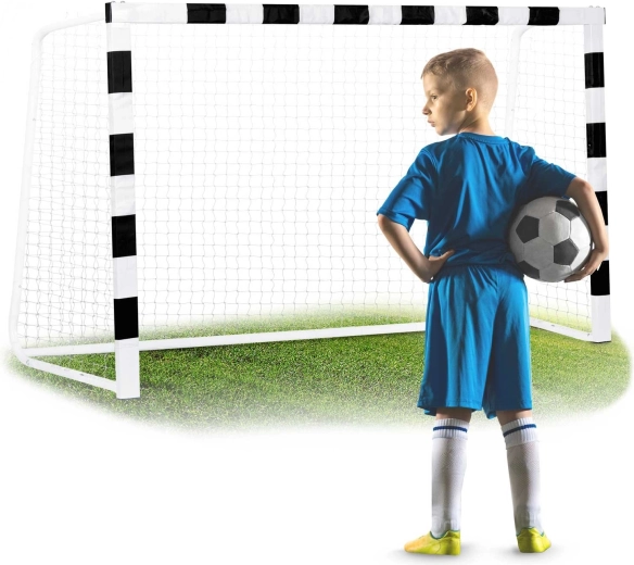 Bramka piłkarska Neo-Sport 180 × 120 × 60 cm czarno-biała