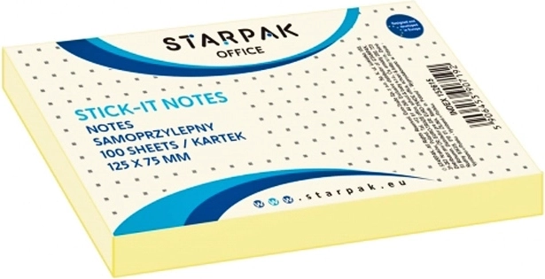Duże karteczki samoprzylepne Stick-it żółte 12,5 cm, 100 kartek - 1 sztuka