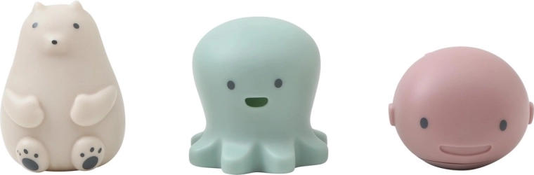 Shnuggle Bath Buddies zabawki do wody – ośmiornica, wieloryb i niedźwiedź polarny