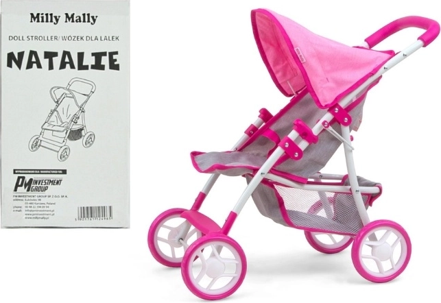 Milly Mally wózek dla lalek Natalie Prestige Pink