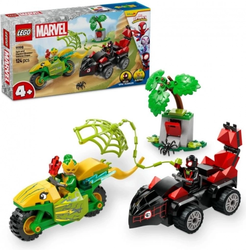 LEGO SPIDEY i jego niesamowici przyjaciele: dino pościg za Spinem i Electro (4+, 124 elementy)