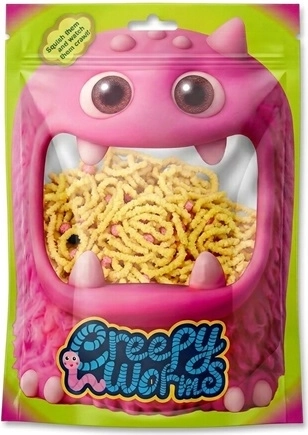 STNUX Creepy worms – sensoryczne żółte robaczki