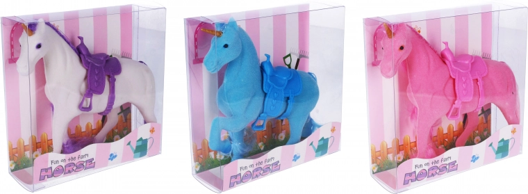 Kolorowy magiczny jednorożec 16 cm
