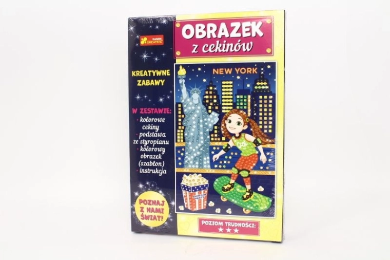Cekinowe obrazki Podróżowanie małe i duże – USA