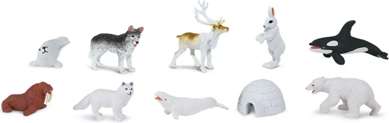 Safari Ltd. Arktyka – zestaw miniaturowych zwierząt (48 szt.)