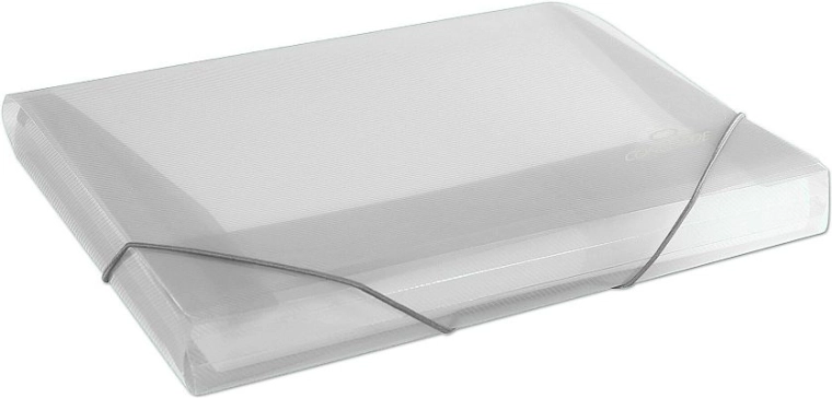 Teczki na dokumenty z gumką A4, przezroczyste CONCORDE