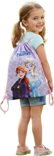 Dziecięcy worek na plecy Frozen II fioletowy 40 × 35 cm
