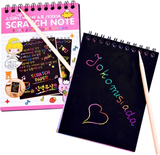 Tęczowa zdrapywanka z patyczkiem do rysowania – Tęcza