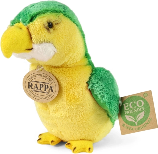 Pluszowa papuga zielona 15 cm eco‑friendly