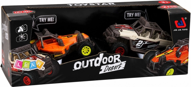Dwie buggy w opakowaniu do wyścigów i wspólnej zabawy