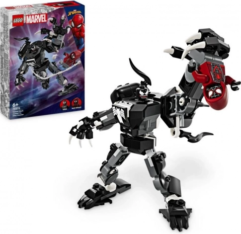 LEGO Marvel mechaniczna zbroja Venoma vs. Miles Morales