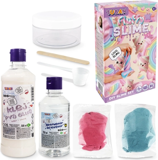 Tuban kreatywny zestaw sensoryczny Fluffy slime XL