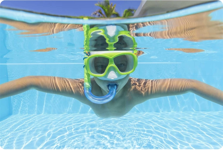 Wygodne oddychanie dzięki fajce ze zwrotnym zaworem